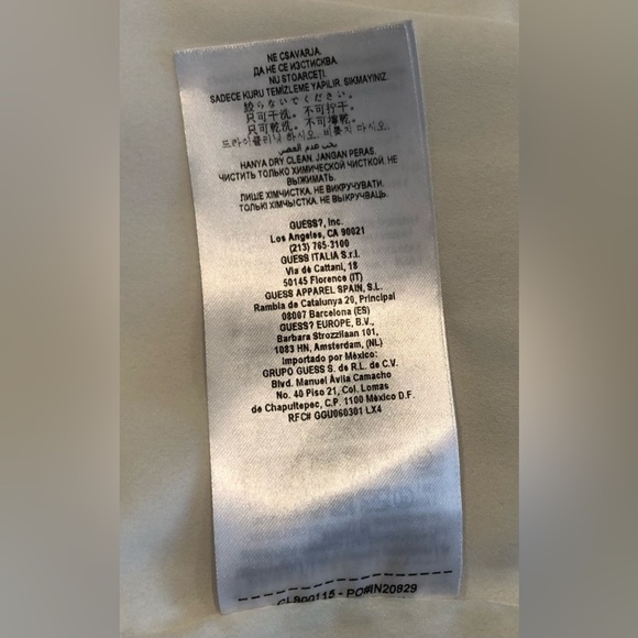 Marciano White Embellished Cami  - Size S - Picture 6 of 13